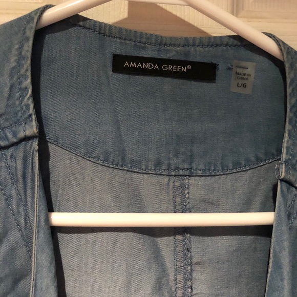 Jean jacket/ blazer from Amanda’s green. - Picture 2 of 2